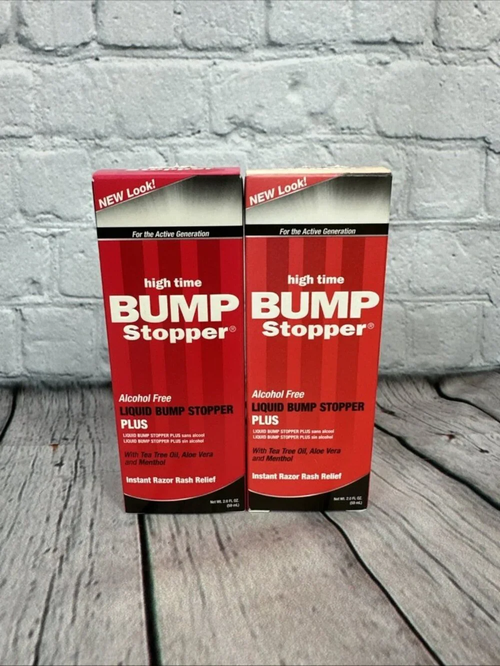 2x High Time Bump Stopper alcohol free Liquid Bump Stopper PLUS 2 oz